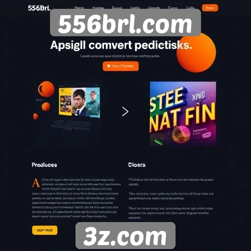 Tendências no design do site 556brl.com