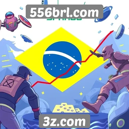 Projeções de crescimento do mercado de jogos em 556brl.com